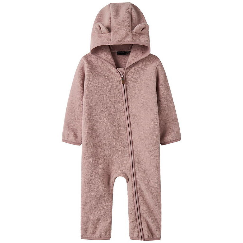 Name It Fleecedragt - NbnMeeko - Woodrose m. Ører