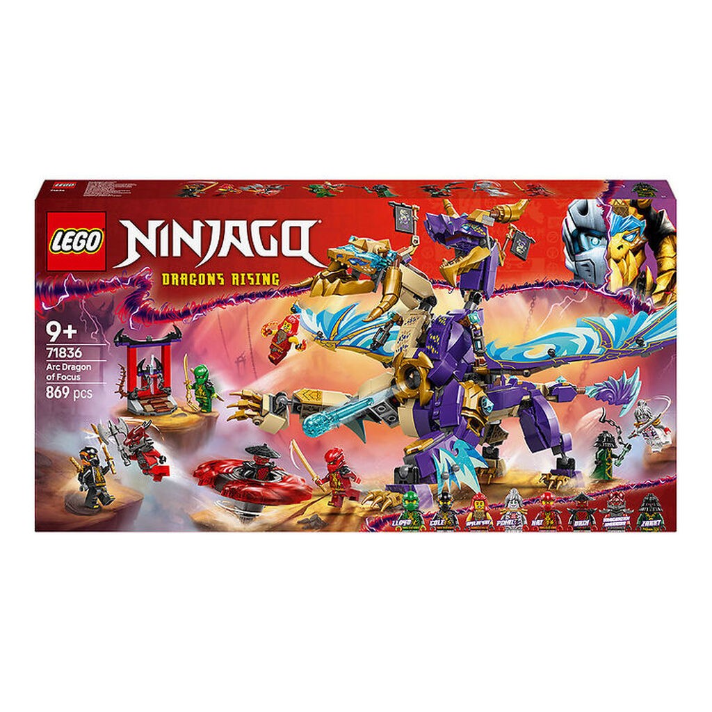 LEGOÂ® Ninjago - Ærke-Fokusdrage 71836 - 869 Dele