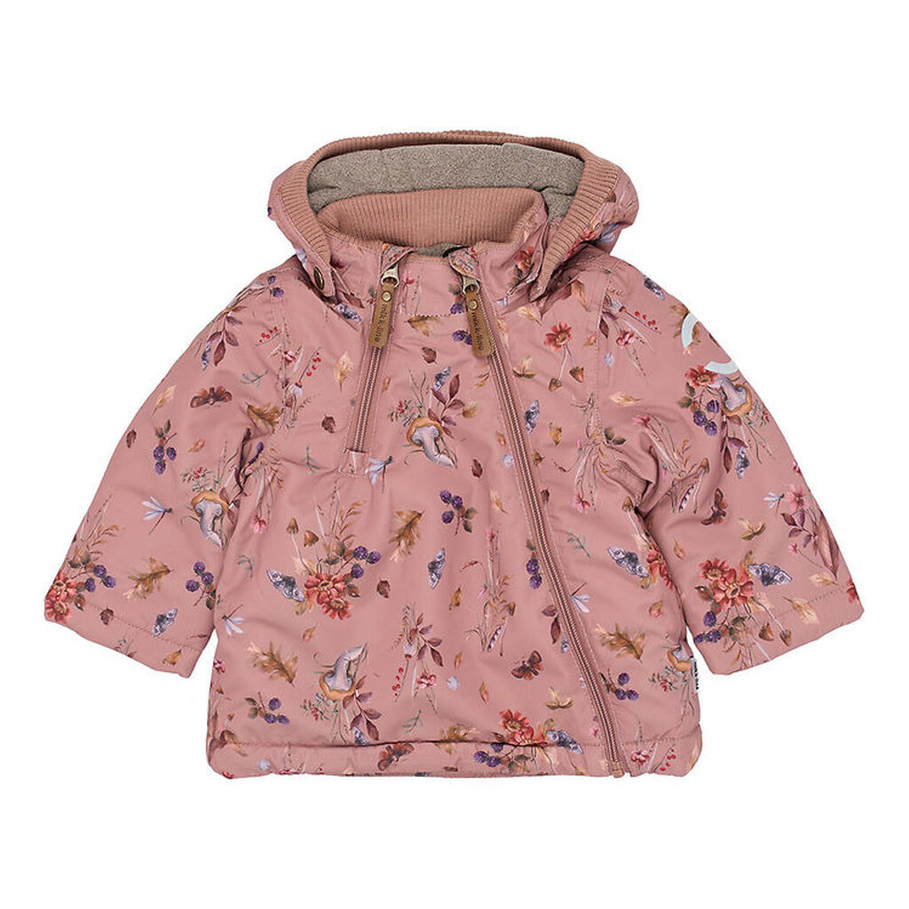 Mikk-Line Vinterjakke - Recycled - Burlwood m. Print