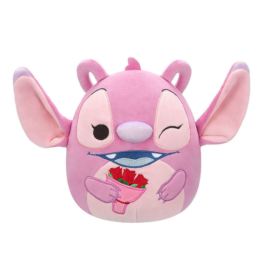 Squishmallows Bamse - 20 cm - Disney Angel m. Bouquet
