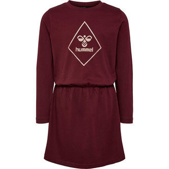 Hummel Kjole - hmlLuna - Winsor Wine/Tosa m. Glimmer