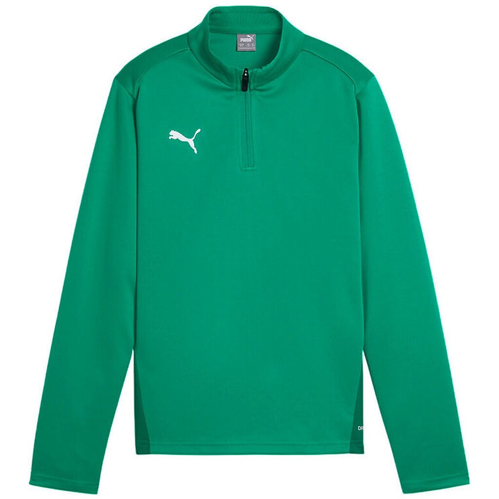 Puma Træningsbluse m. Lynlås - TeamGOAL - Sport Green/ White Gre