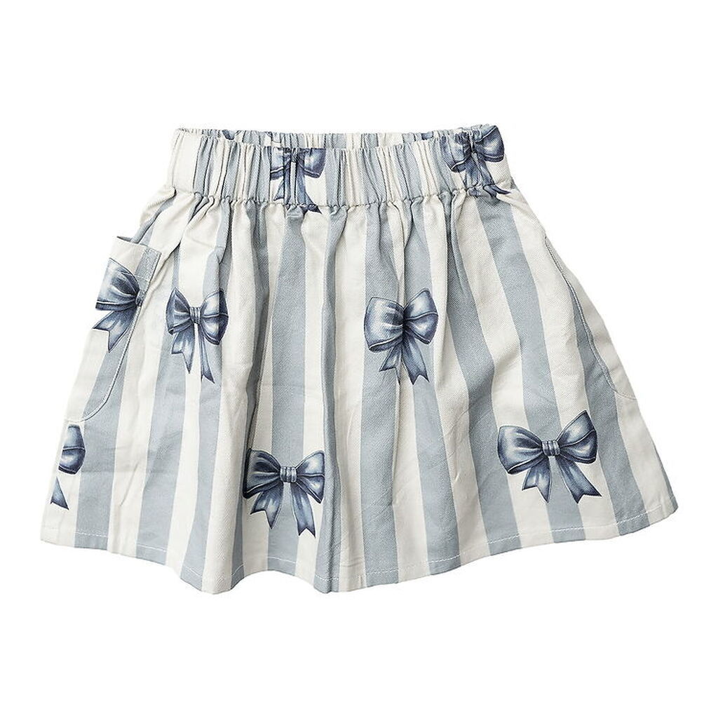 Hanevild Nederdel - Denim - Bow - Rainy