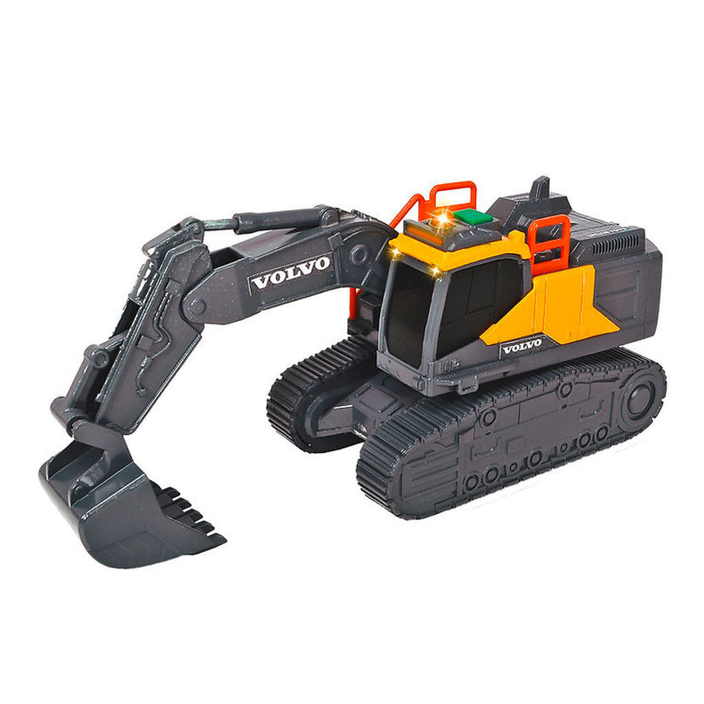 Dickie Toys Arbejdsbil - Volvo Tracked Excavator - Lys/Lyd