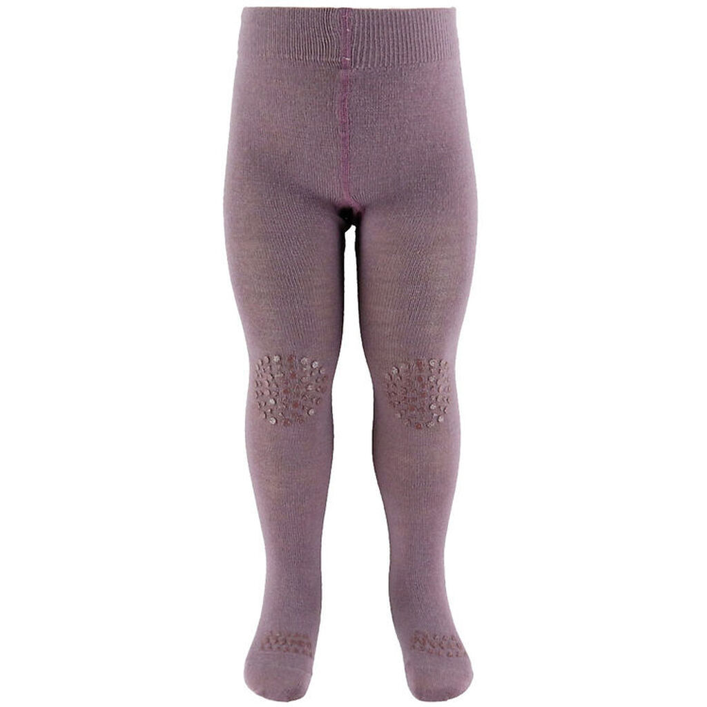 GoBabyGo Kravlestrømpebukser - Noos - Uld - Dark Purple Dove