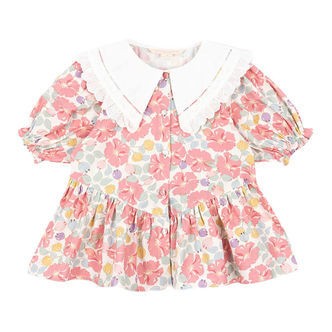 Konges Sløjd Skjorte - Coeur Collar - Fleur Anglaise
