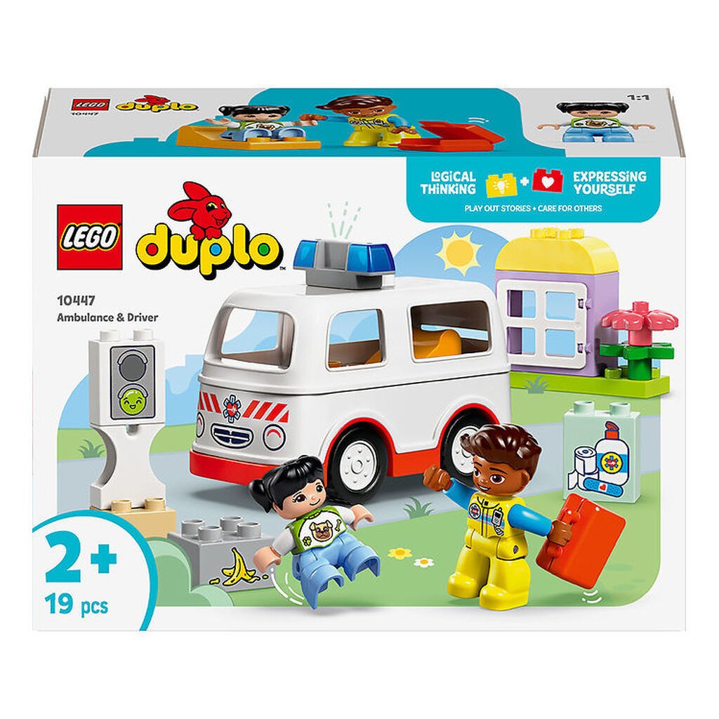 LEGOÂ® DUPLOÂ® - Ambulance Og Fører 10447 - 19 Dele