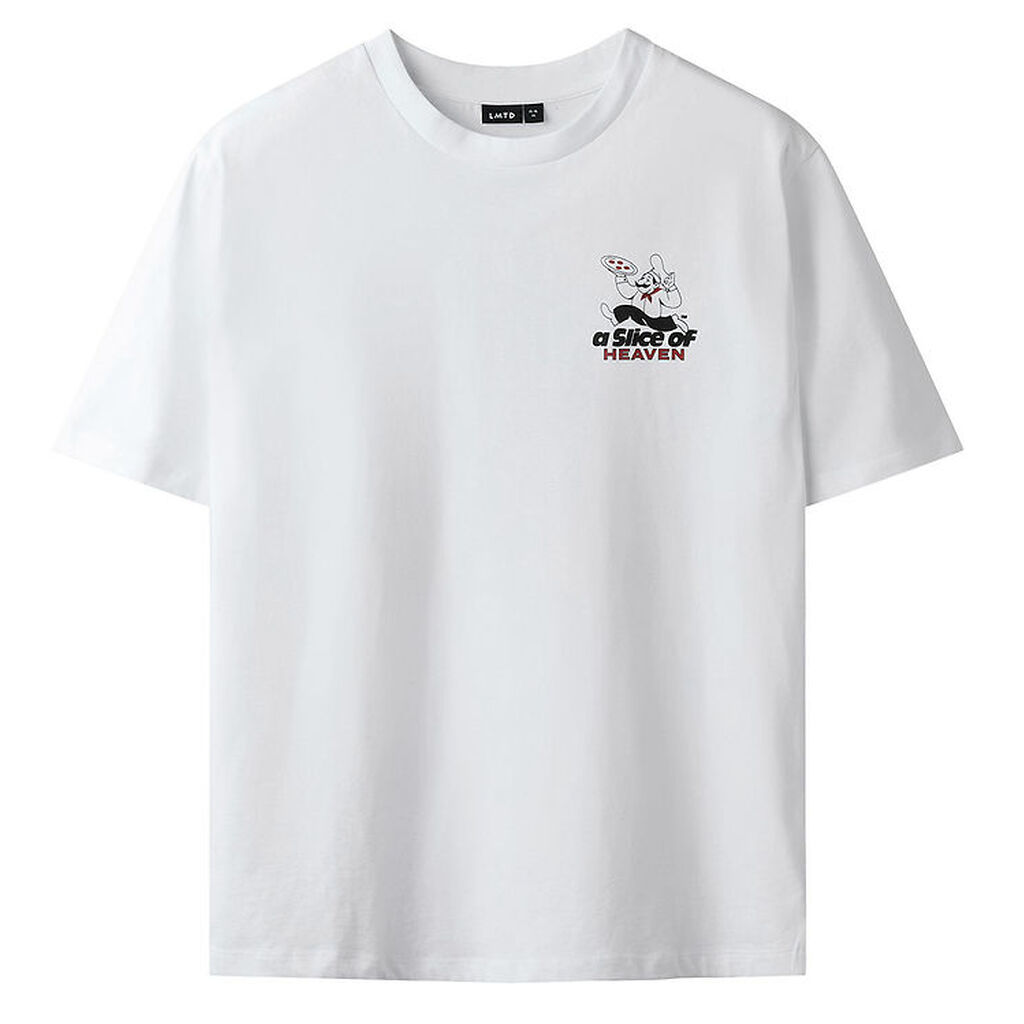 LMTD T-shirt - NlmSlice - Bright White