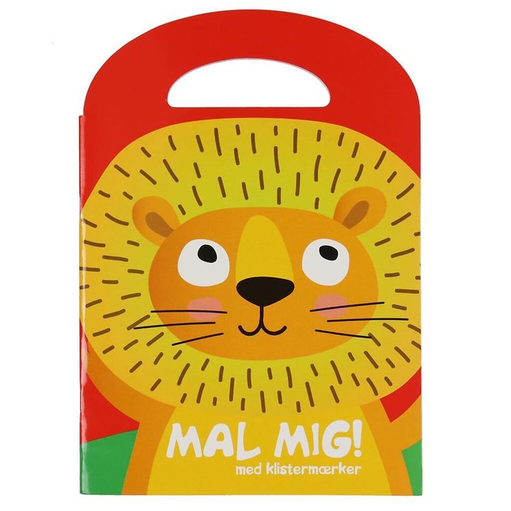 Forlaget Bolden Malebog - Mal mig m. Klistermærker - Dansk