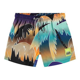 Molo Badeshorts - UV50+ - Niko - Faded Palmtrees