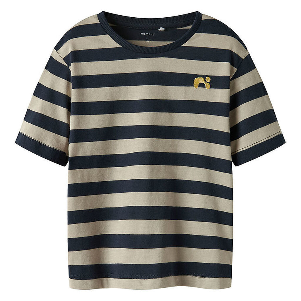 Name It T-shirt - NmmFridy - Dark Sapphire m. Sriber