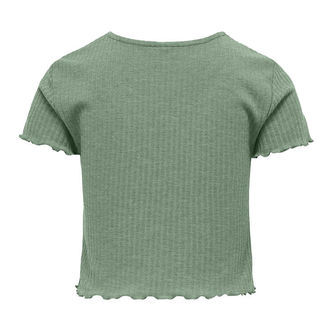 Kids Only T-shirt - KogNella - Rib - Noos - Hedge Green