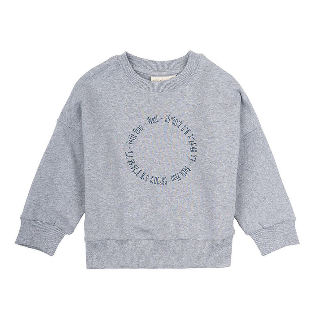 Petit Piao Sweatshirt - Light Grey Melange