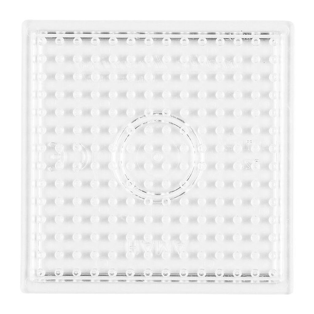 Hama Midi Perleplade - Lille Firkant - Transparent