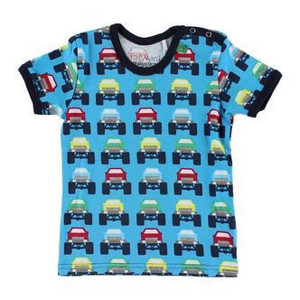 Freds World T-shirt - Blå m. Biler