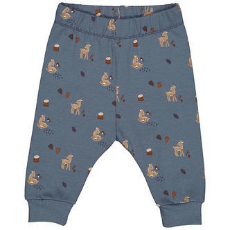 Müsli Sweatpants - Deer - Stormy Blue/Shade/Bark