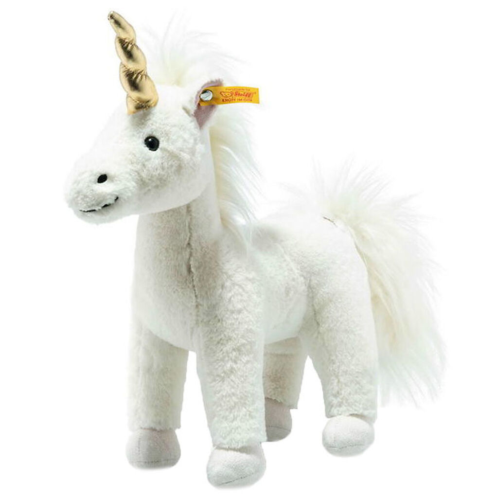 Steiff Bamse - 27 cm. - Unica Unicorn - Hvid