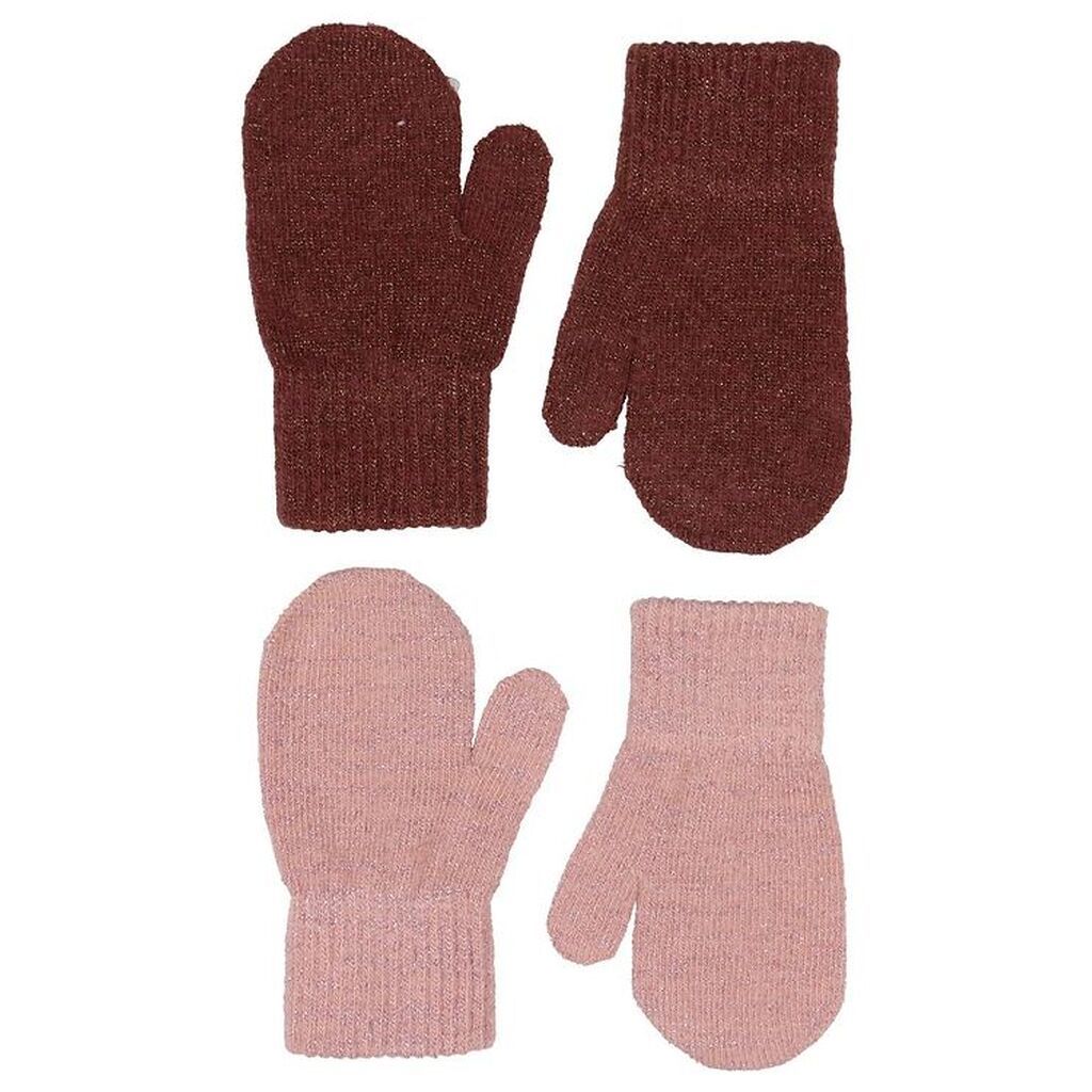 CeLaVi Luffer - Uld/Polyester - 2-pak - Fudge m. Glimmer