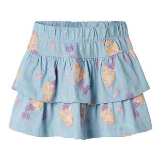 Name It Nederdel - NmfVigga - Chambray Blue/Mermaids
