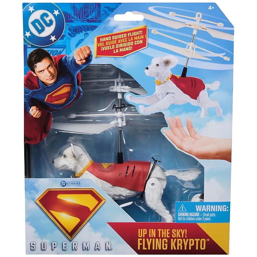 Superman Legetøjsfigur - Flying Krypto - 19cm