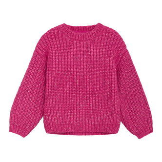 Minymo Bluse Knit - Fuchsia Fedora