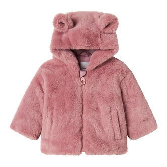 Name It Jakke - Imiteret Pels - NbfMila - Lilas