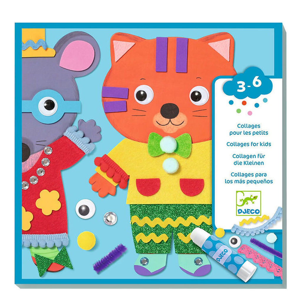 Djeco Kollager - Søde Dyr