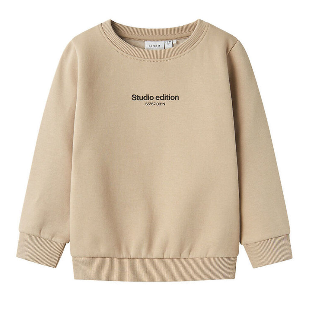Name It Sweatshirt - NmmBrody - Pure Cashmere m. Sort