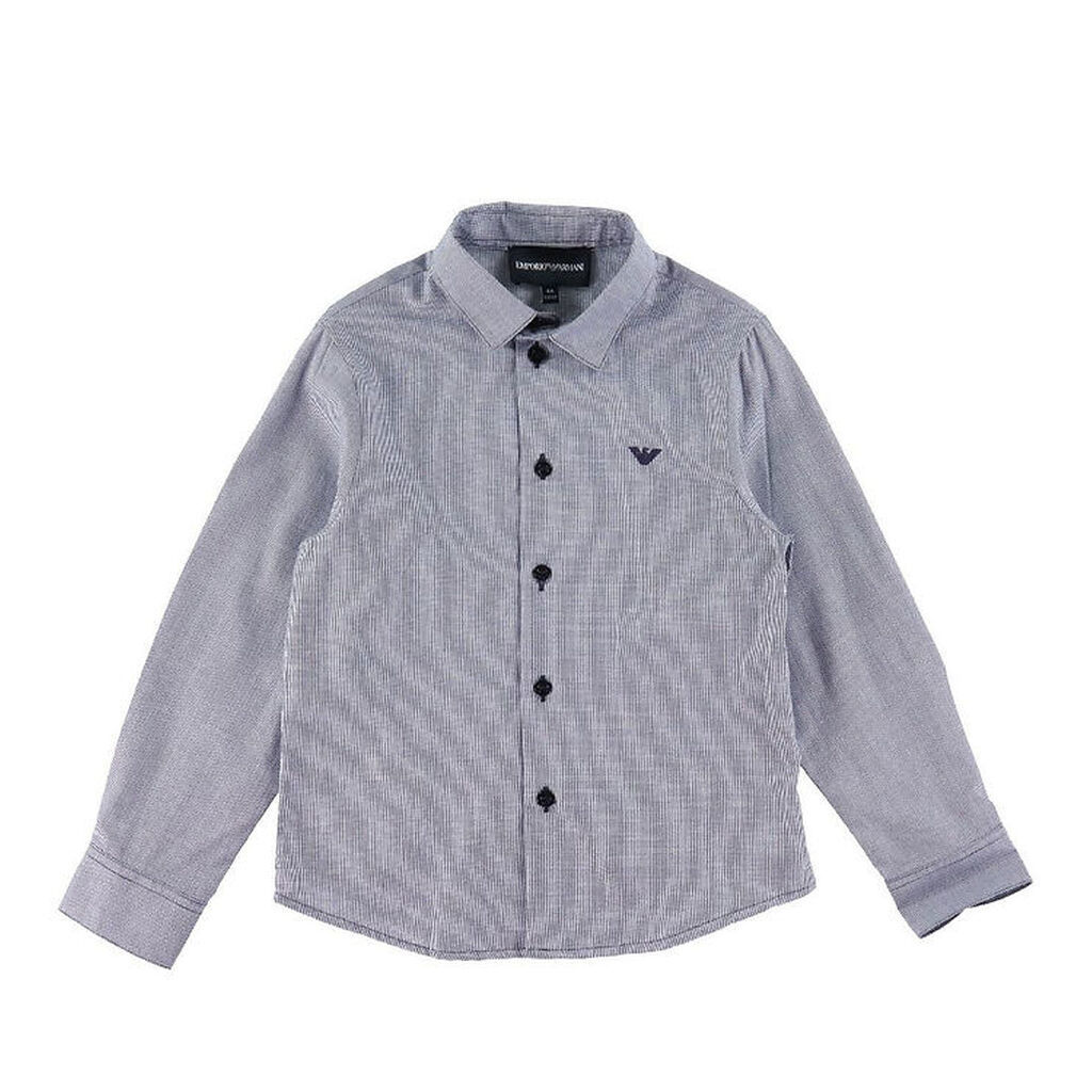 Emporio Armani Skjorte - Navy/Hvidternet