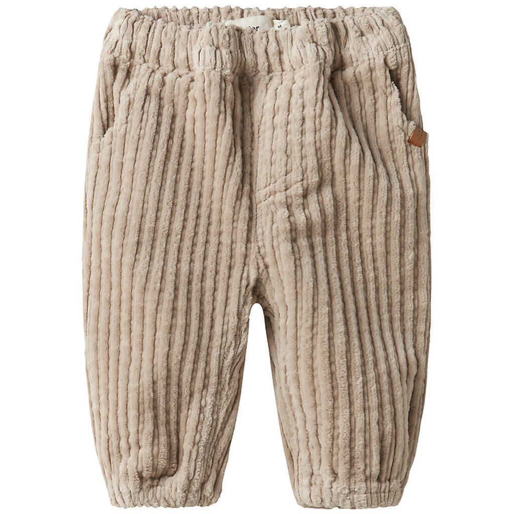 Lil Atelier Fløjlsbukser - NbmRaul - Loose - Oxford Tan