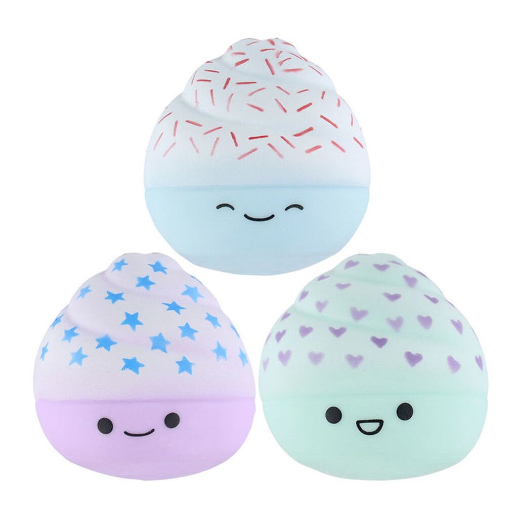 Keycraft Legetøjsfigur - Squishy Cupcake - Assorteret