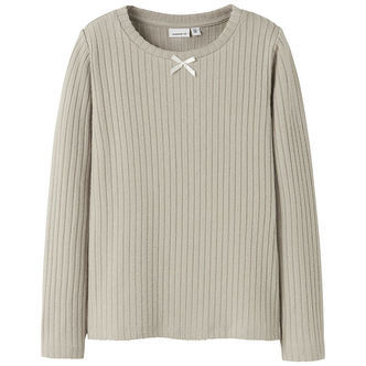 Name it Bluse - Rib - Polyester/Viskose - NkfOlene - Island Foss
