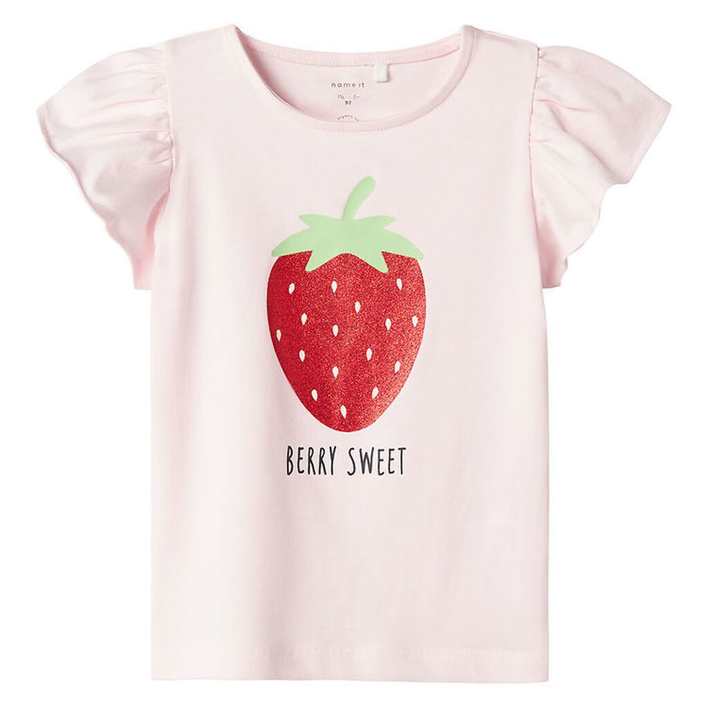 Name It T-shirt - NmfFollyglitter - Ballerina