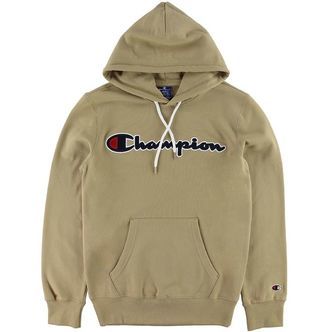Champion Fashion Hættetrøje - Khaki m. Logo