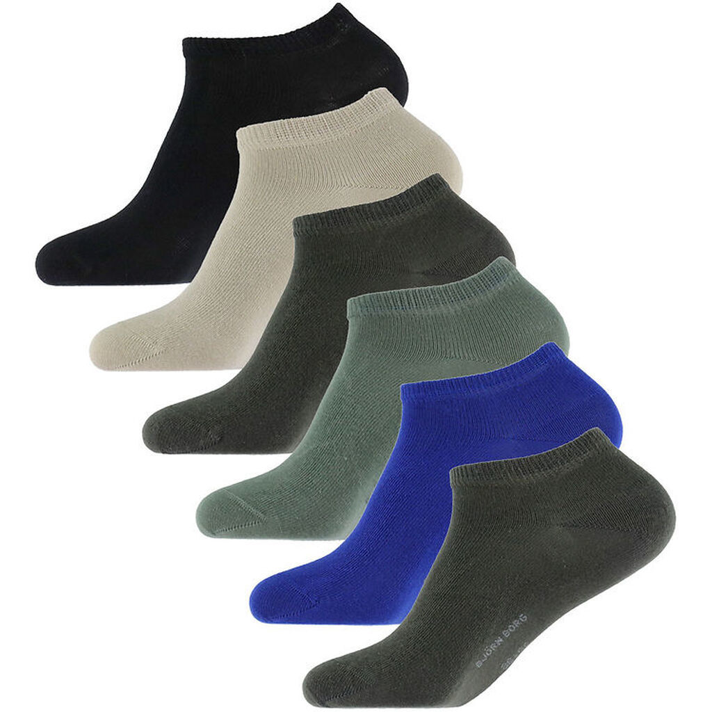 Björn Borg Ankelstrømper - 6-pak - Multipack