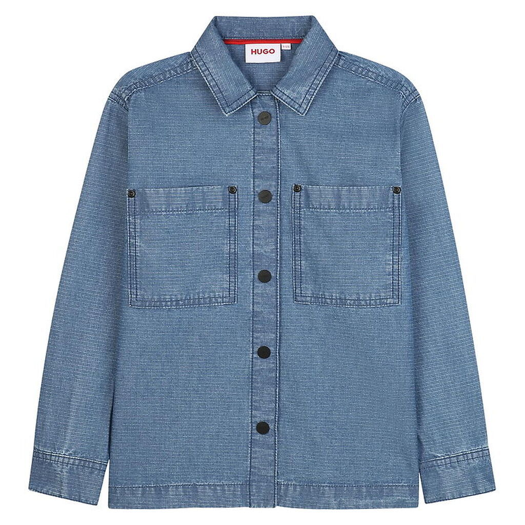 HUGO Skjorte - Denim - Stone Wash