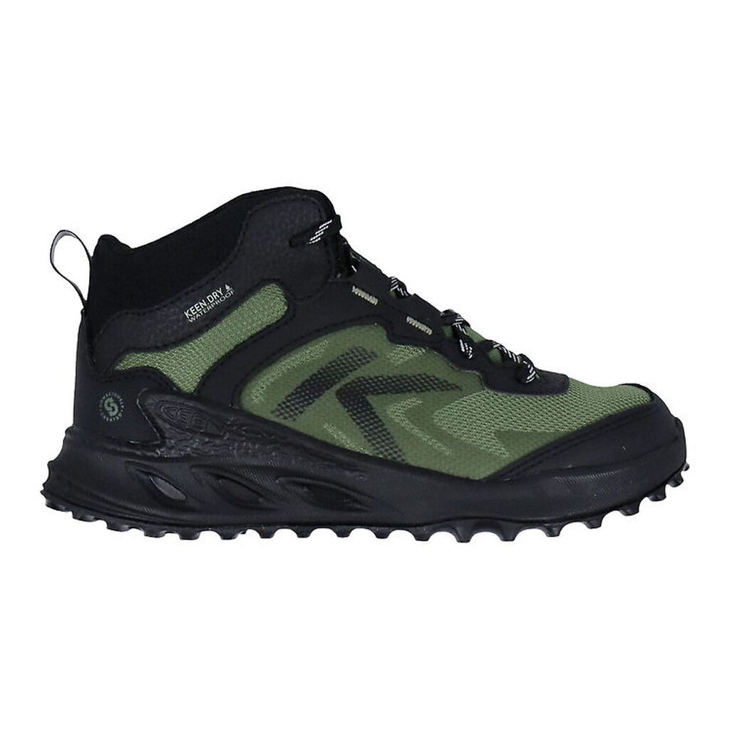 KEEN Støvler - KE ZIONIC MID WP Y - Black-Bronze Green