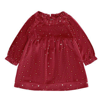 Hust and Claire Kjole - Velour - HCKis - Teaberry m. Guld