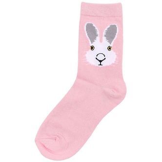 DYR-Cph Strømper - DYRGalop - Pastel Pink Vildkanin