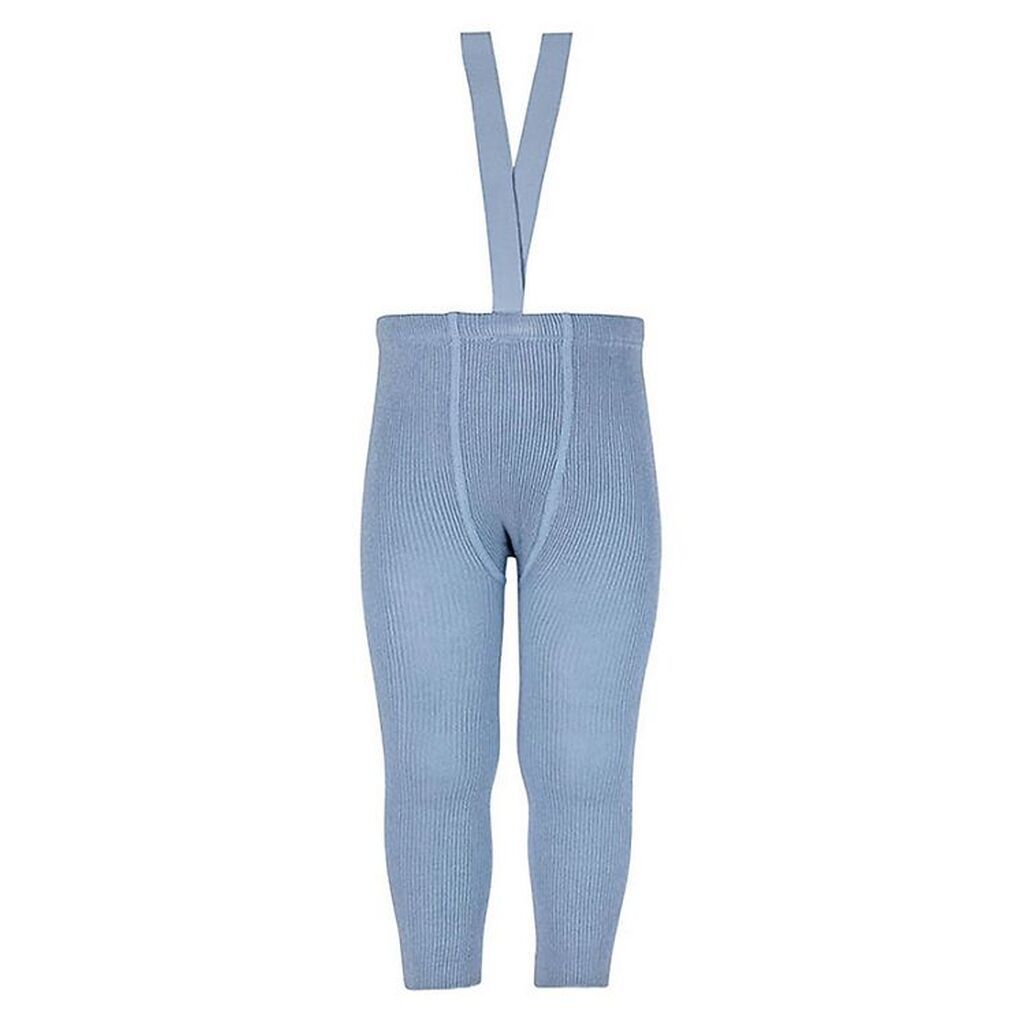 Condor Leggings m. Seler - Uld/Akryl - Bluish