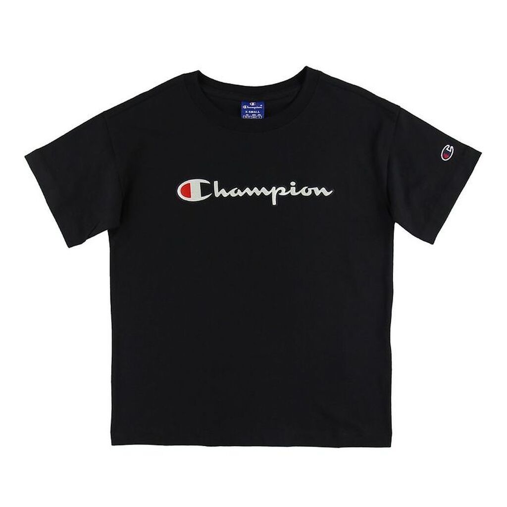 Champion Fashion T-shirt - Sort m. Logo