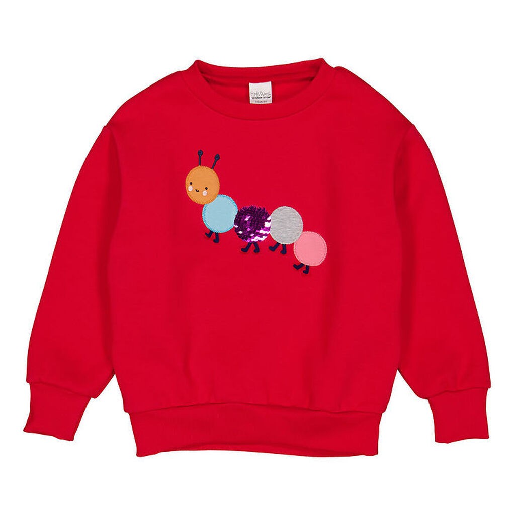 Freds World Sweatshirt - Caterpillar - Rød