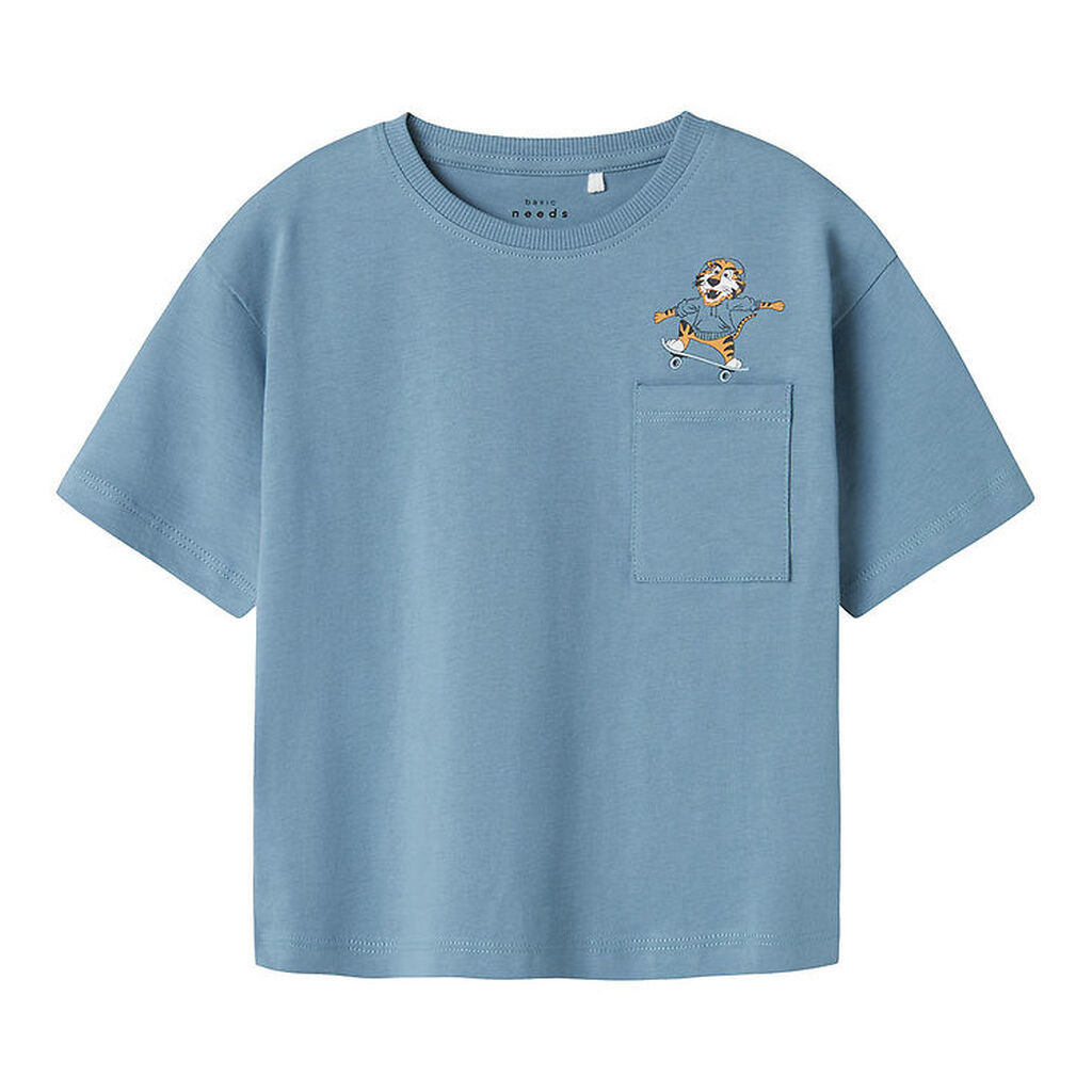 Name It T-shirt - NmmVilian - Spring Lake/Tiger