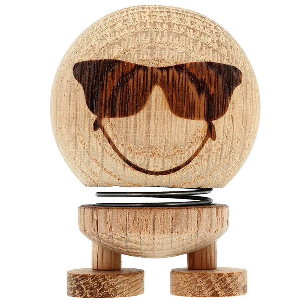 Hoptimist Smiley Cool - Small - 8 cm - Raw Oak