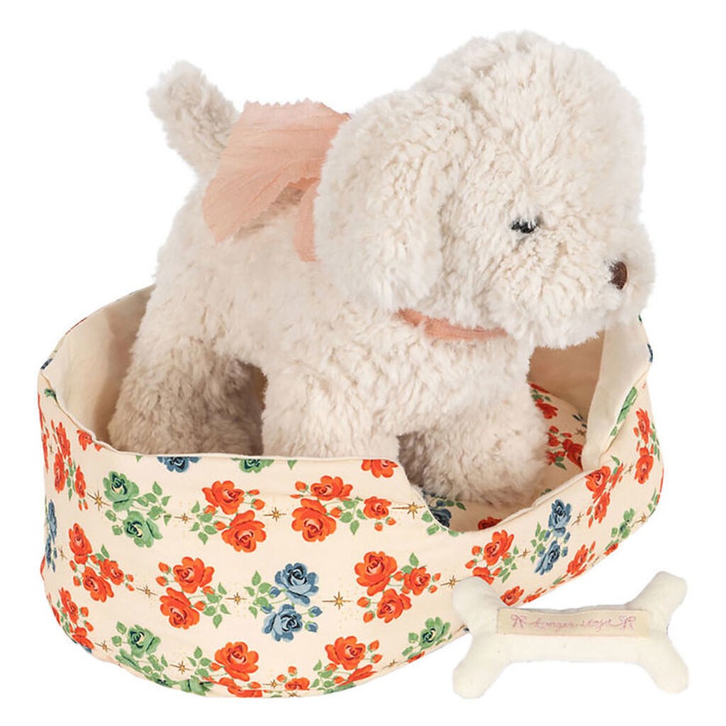Konges Sløjd Bamse m. Tilbehør - Hundehvalpen Madeleine - Fiola