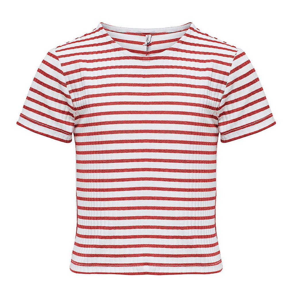 Kids Only T-shirt - Rib - Noos - KogNella - Cloud Dancer/Equesti