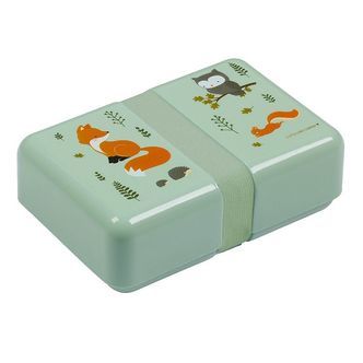 A Little Lovely Company Madkasse - 850 ml - Forest Friends Sage
