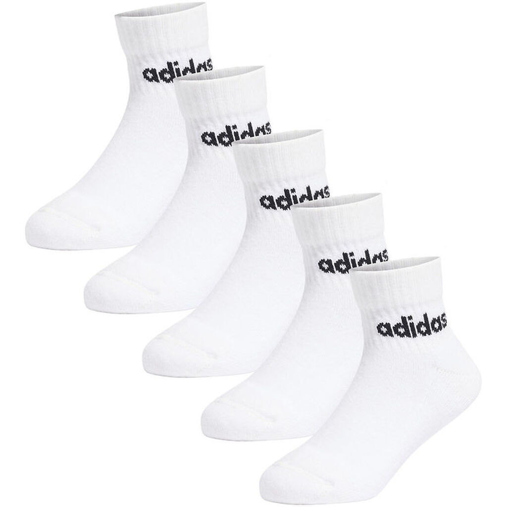 adidas Performance Ankelstrømper - 5-pak - Hvid