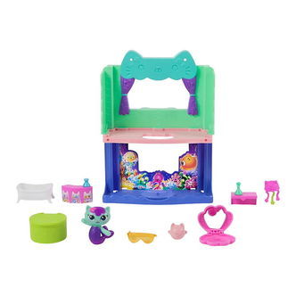 Gabby's Dollhouse Sæt - 10 Dele - MarCat's Spa-Wesome Bathroom