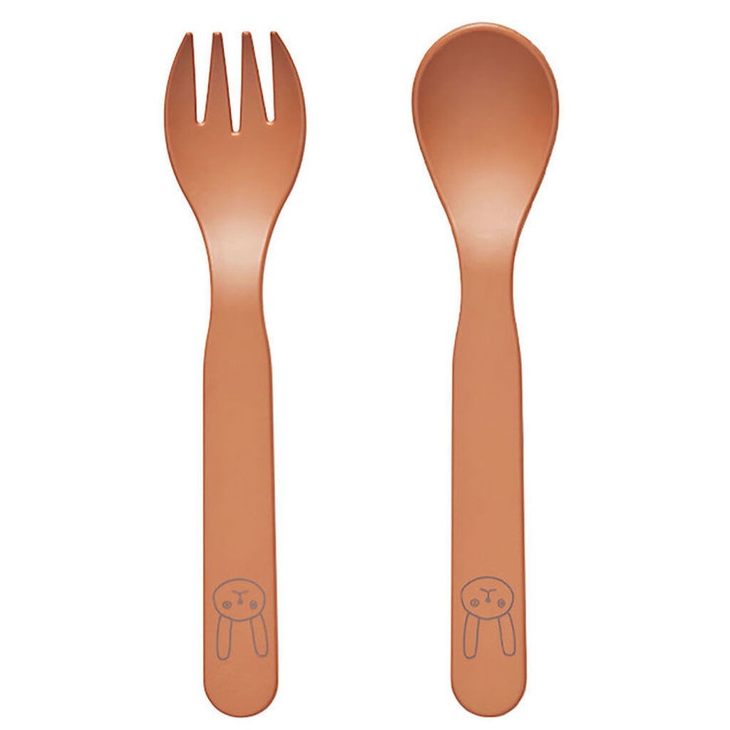 OYOY Børnebestik - 2 Dele - Pullo - Caramel